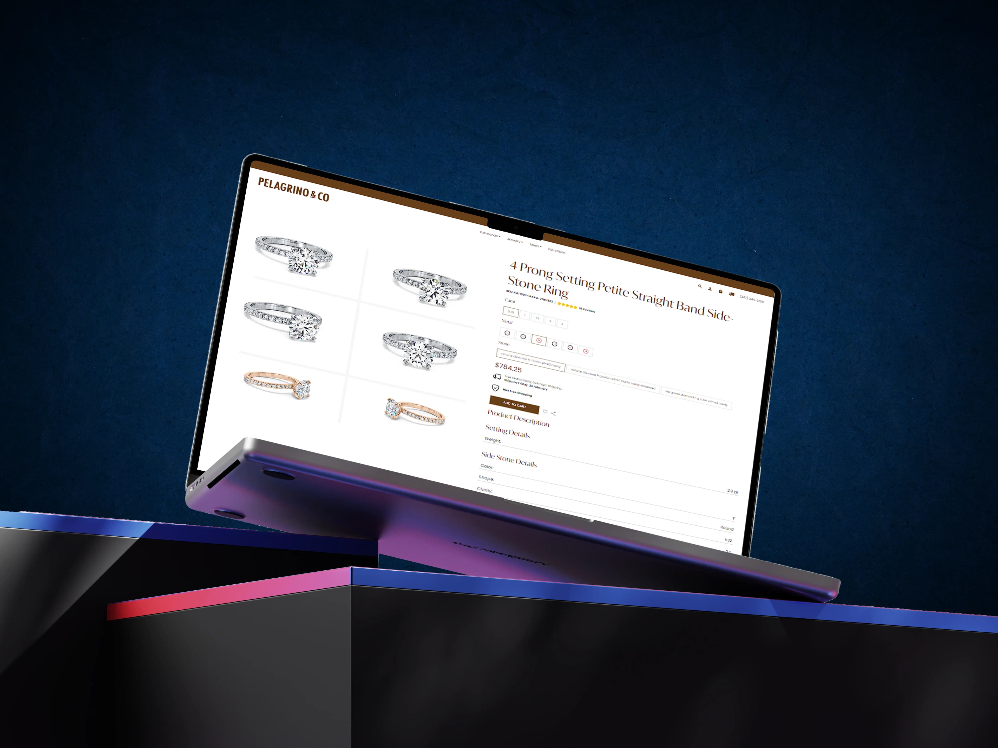 Pelagrino ecommerce storefront
