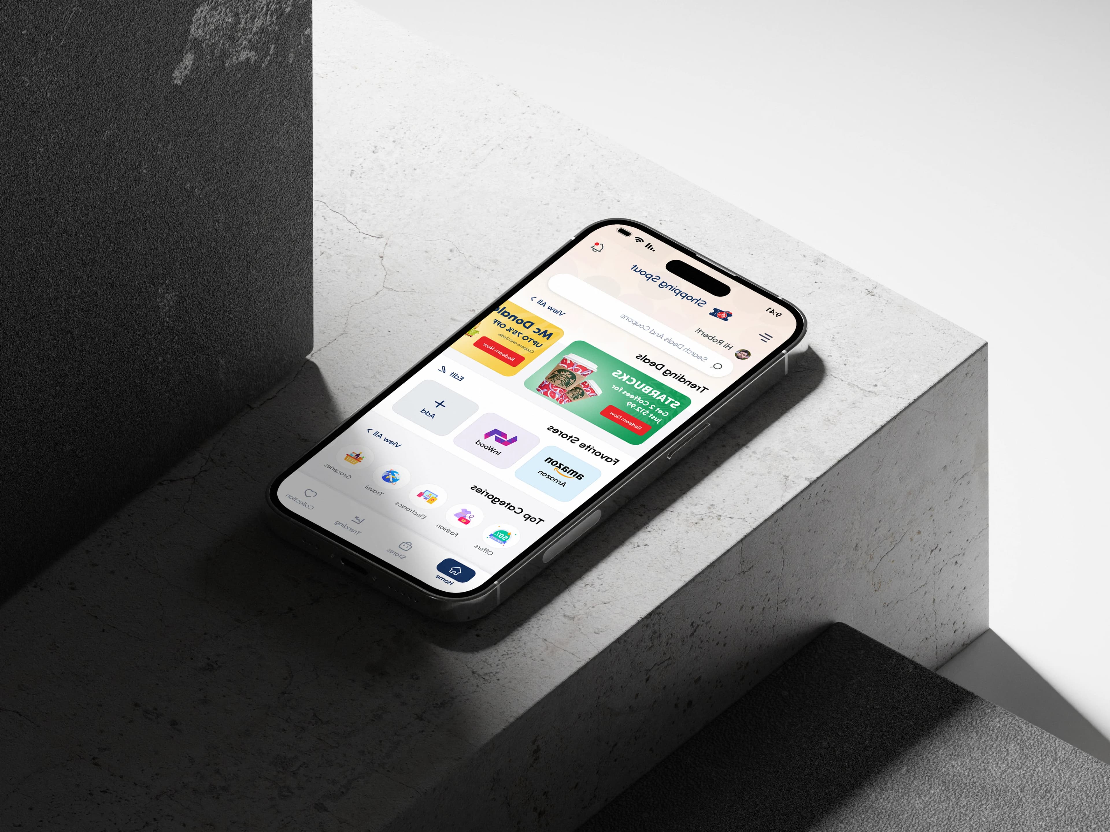Shopping Spout mobile commerce app